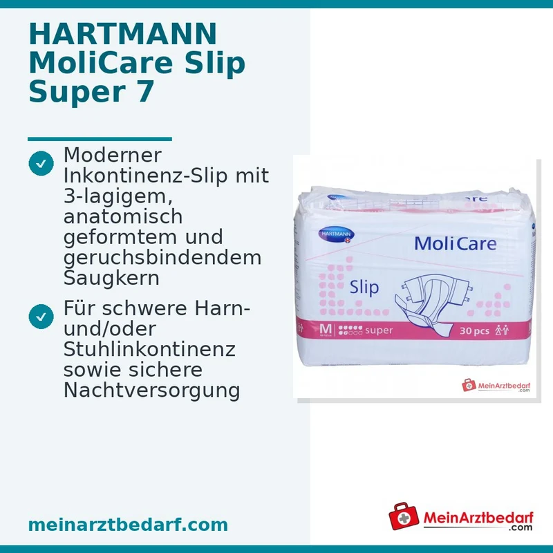 MoliCare Slip super Gr. M Einweg-Inkontinenzslip 3x30 Stück