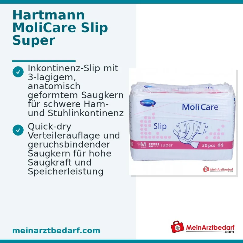 MoliCare Slip super Gr. M Einweg-Inkontinenzslip 3x30 Stück
