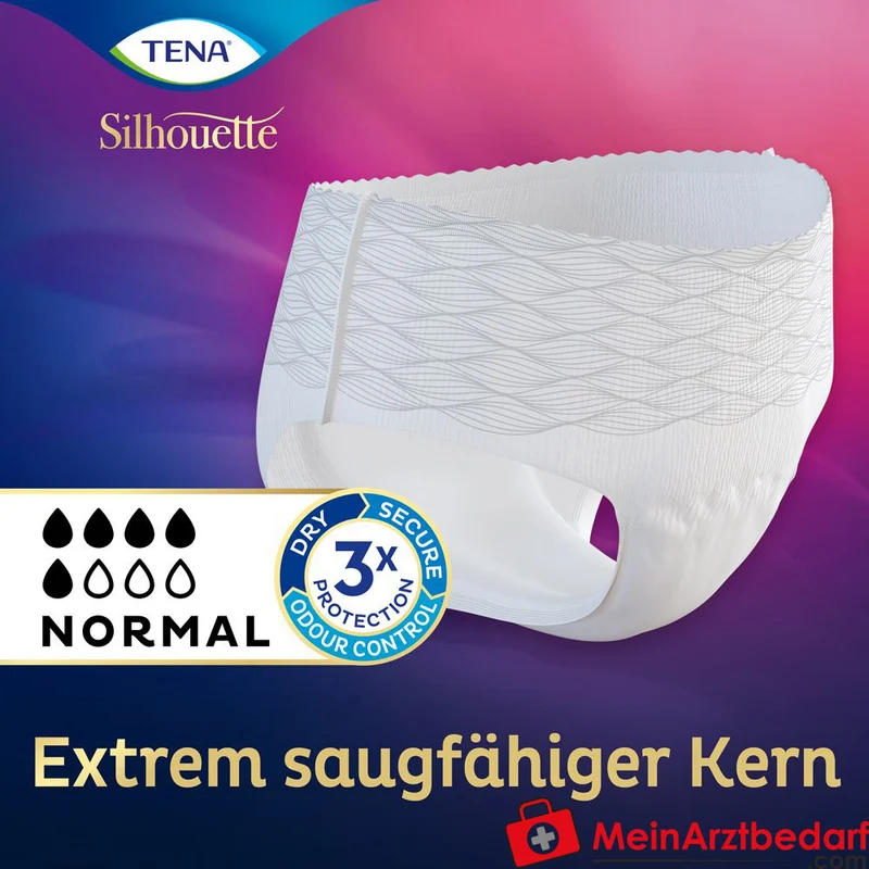 TENA Silhouette Normal Blanc Einweg-Inkontinenz-Pants Gr. L hüfthoch