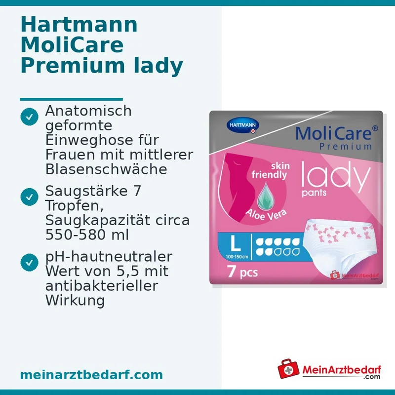 MoliCare Premium lady Pants 7 Tropfen Gr. L