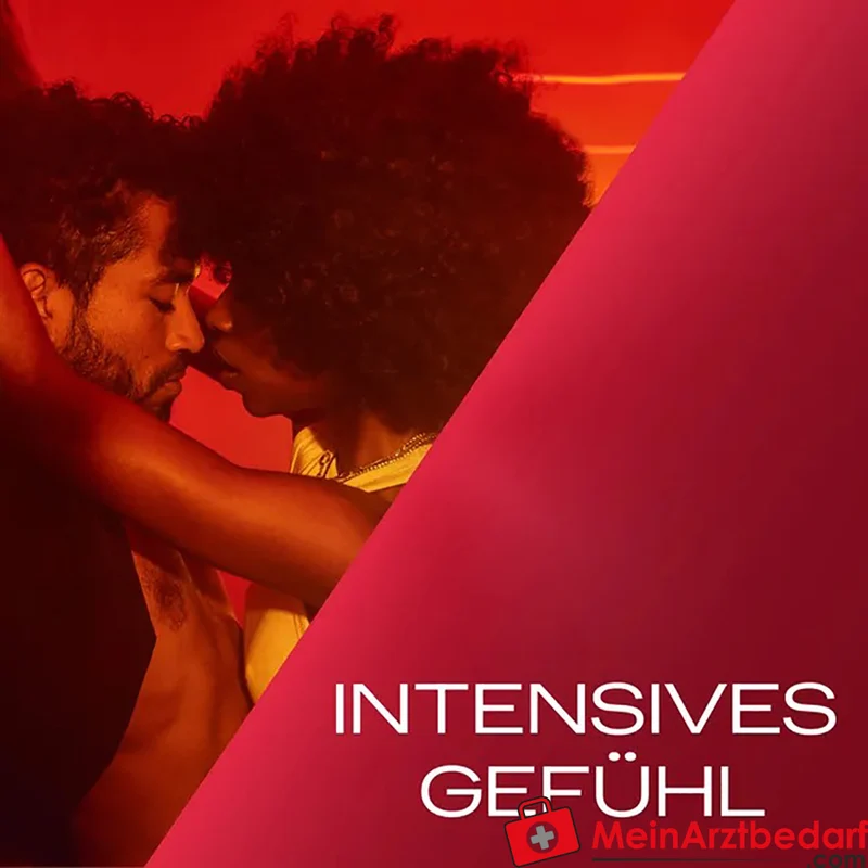Durex Gefühlsecht Kondome extra dünn aus Naturkautschuklatex 56 mm Reservoir 195 mm