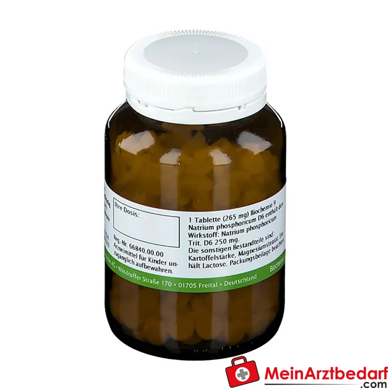 Bombastus Biochemie Biochemie 9 Natrium phosphoricum D6 250 mg Tabletten