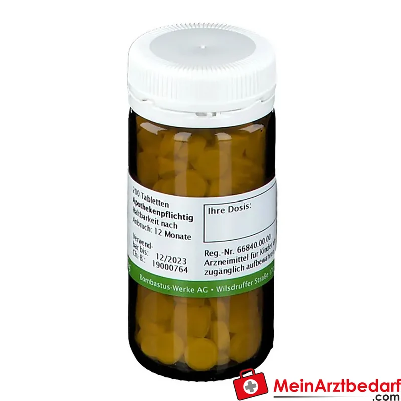 Bombastus Biochemie Natrium phosphoricum D12 250 mg Tabletten