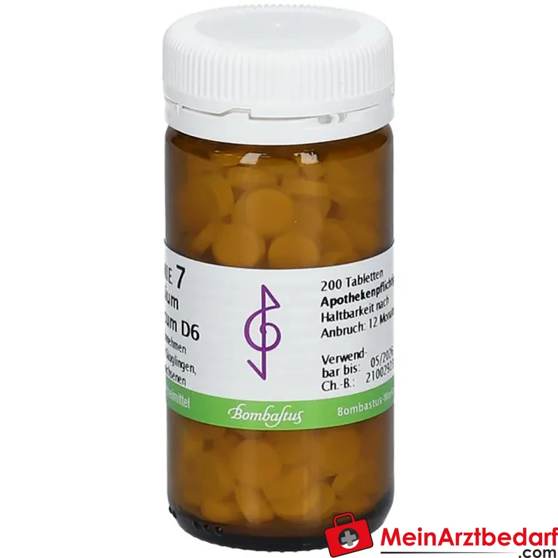 Bombastus Biochemie 7 Magnesium phosphoricum D6 250 mg Tabletten