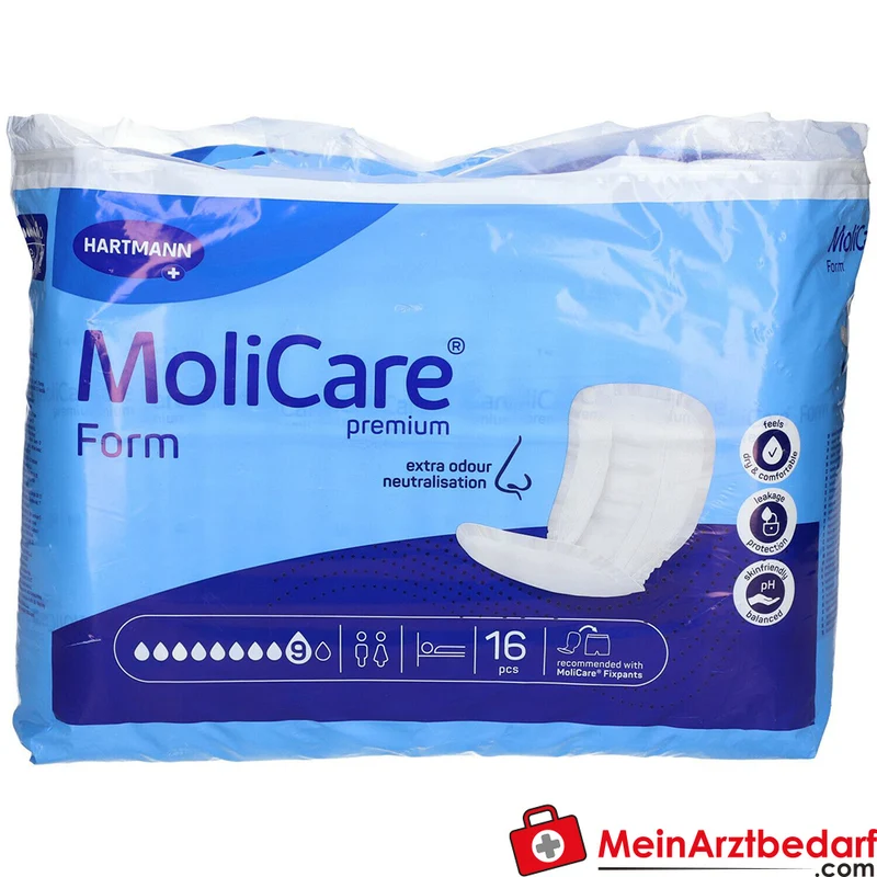 MoliCare Premium Form Inkontinenzvorlagen Saugstärke 9 Tropfen