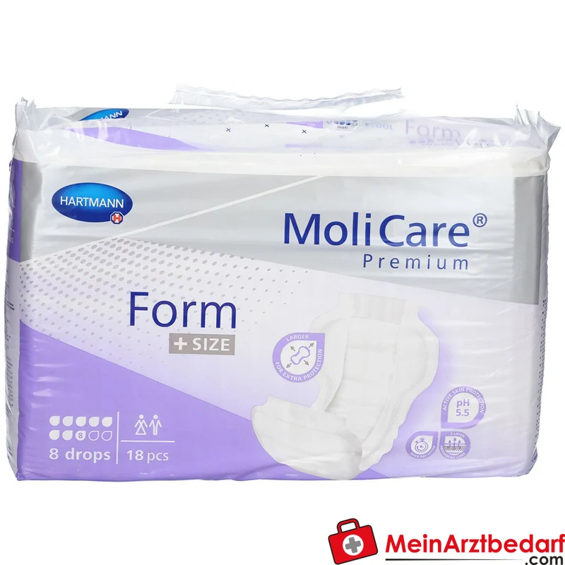 MoliCare Premium Form Size Einlage 8 Tropfen 76 x 44 cm