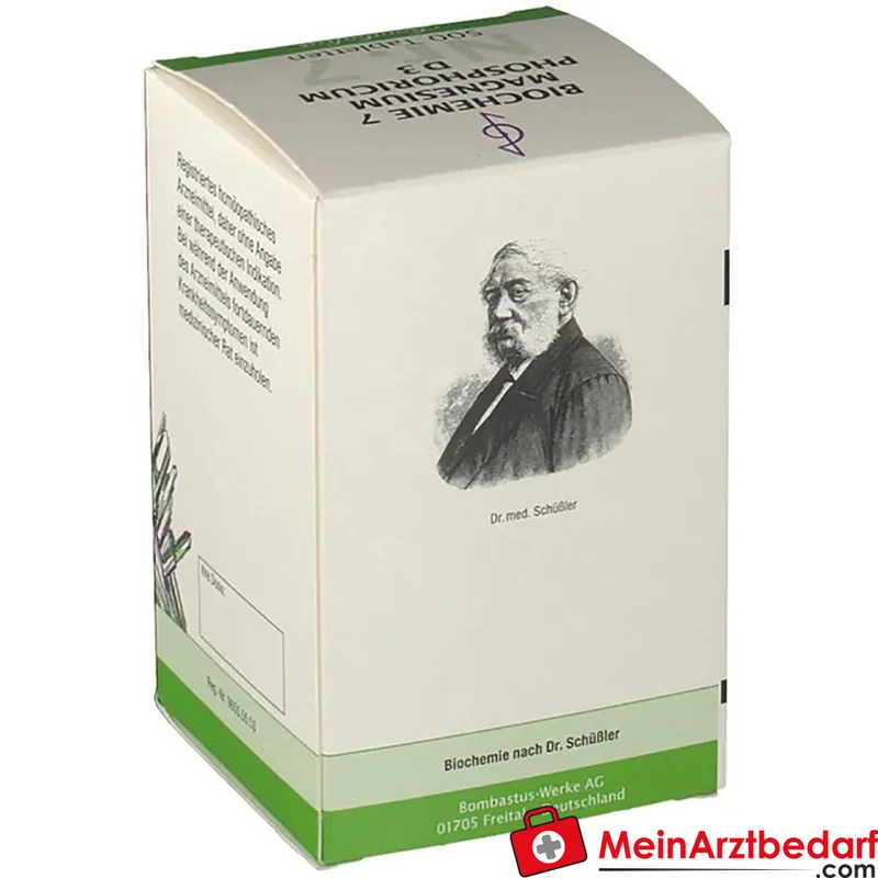 BIOCHEMIE 7 Magnesium Phosphoricum D3 250 mg Tabletten 1 Packung