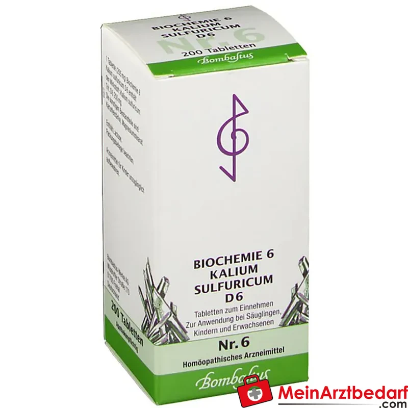 Bombastus Biochemie 6 Kalium sulfuricum D 6 250 mg Tabletten