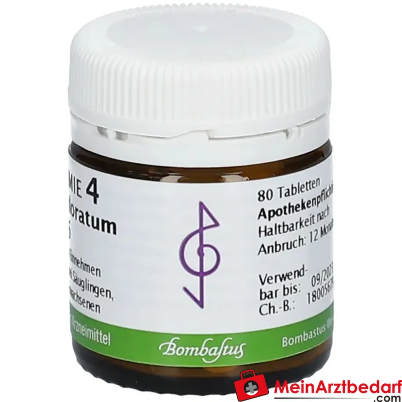 Bombastus Biochemie Kalium chloratum D6 250 mg homöopathische Tabletten