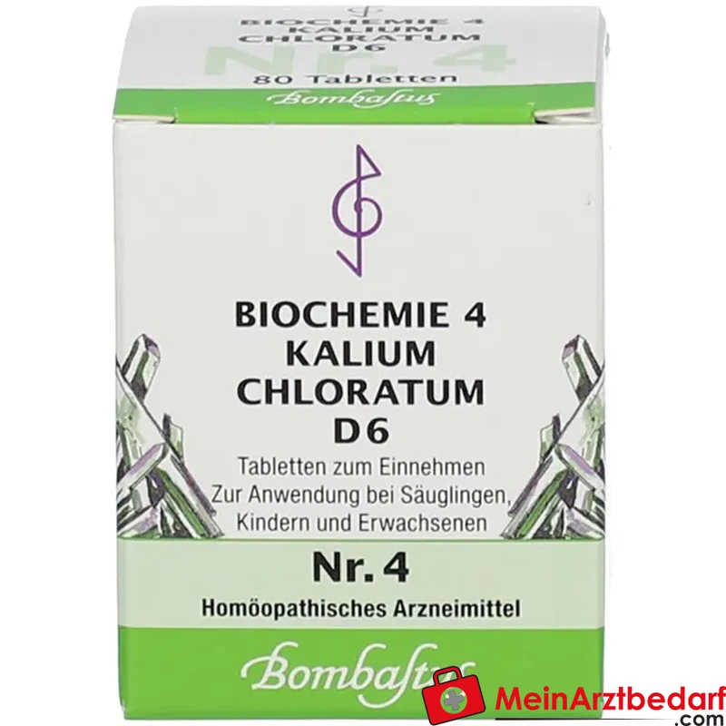 Bombastus Biochemie Kalium chloratum D6 250 mg homöopathische Tabletten