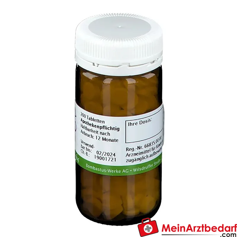 Bombastus Biochemie Kalium chloratum D6 250 mg homöopathische Tabletten
