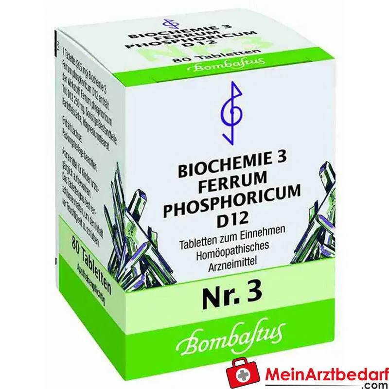Bombastus Biochemie Ferrum phosphoricum D12 250 mg Tabletten Packung