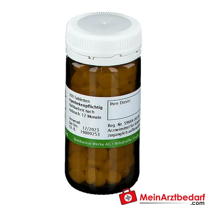 Bombastus Biochemie Ferrum phosphoricum D12 250 mg Tabletten Packung