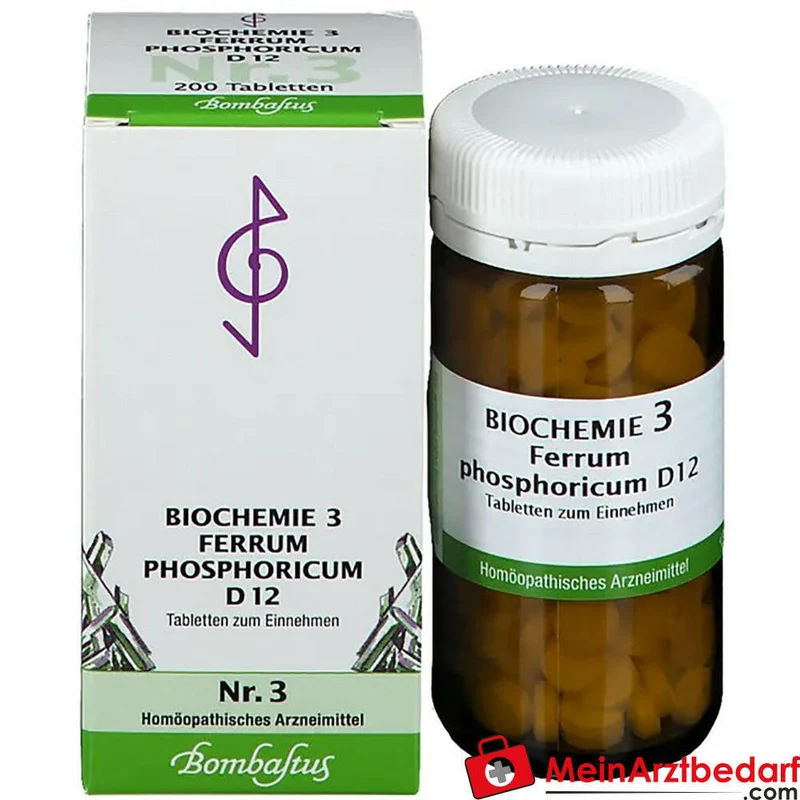Bombastus Biochemie Ferrum phosphoricum D12 250 mg Tabletten Packung