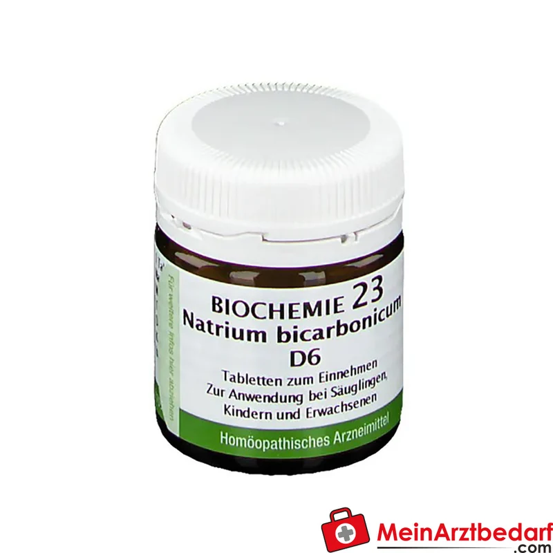 BIOCHEMIE 23 Natrium bicarbonicum D6 Tabletten homöopathisches Arzneimittel