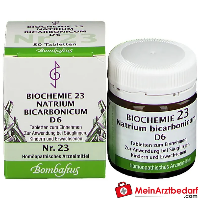 BIOCHEMIE 23 Natrium bicarbonicum D6 Tabletten homöopathisches Arzneimittel