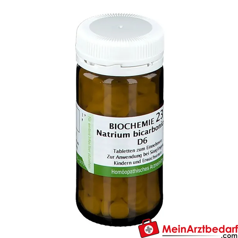 BIOCHEMIE 23 Natrium bicarbonicum D6 Tabletten homöopathisches Arzneimittel