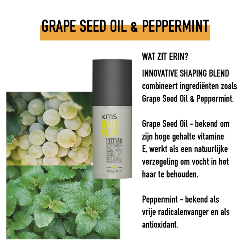 KMS Hair Hairplay Flüssiges Wachs 100ml