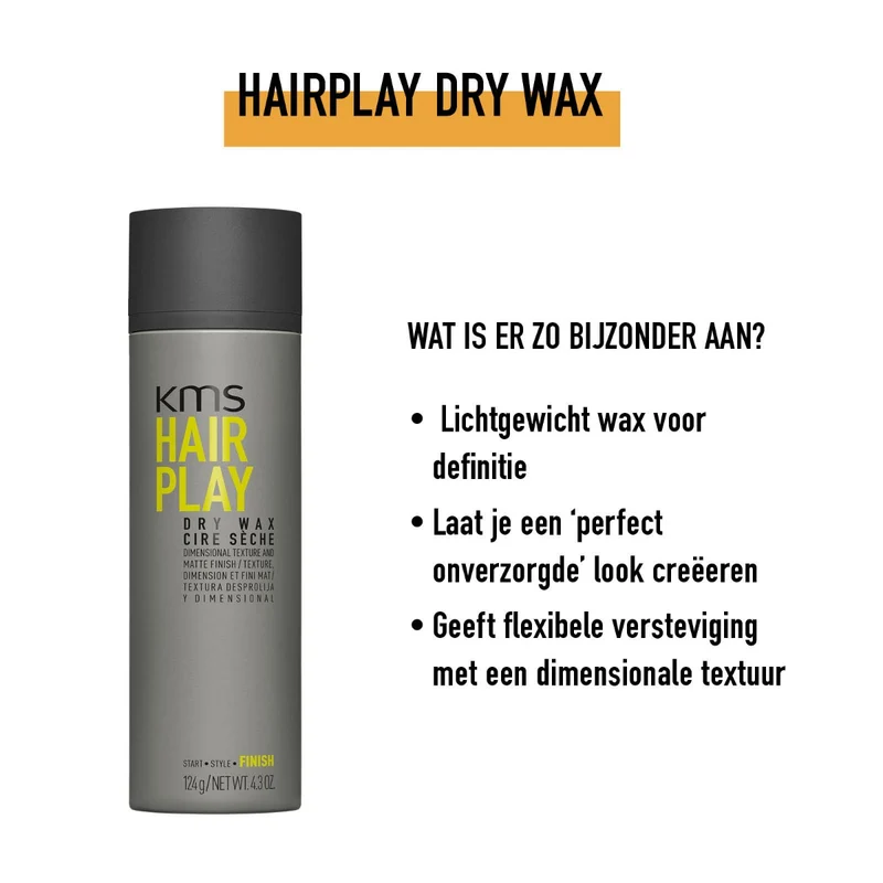 KMS Hair Hairplay Trockenwachs 150ml