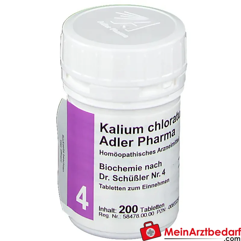 Adler Pharma Kalium chloratum D6 Tabletten homöopathisches Arzneimittel