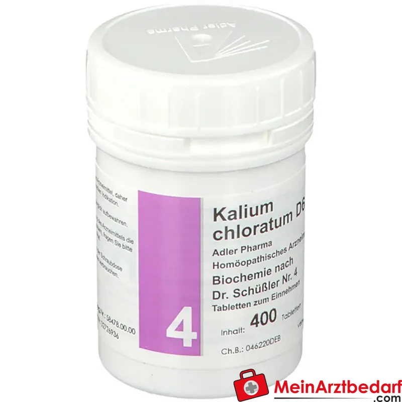 Adler Pharma Kalium chloratum D6 Tabletten homöopathisches Arzneimittel