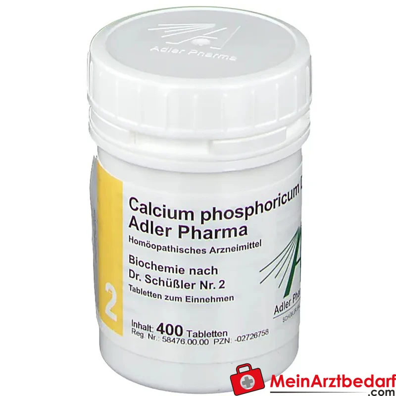 Adler Pharma Calcium phosphoricum D6 250 mg Tabletten Biochemie Nr. 2