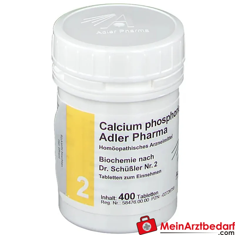 Adler Pharma Calcium phosphoricum D6 250 mg Tabletten Biochemie Nr. 2