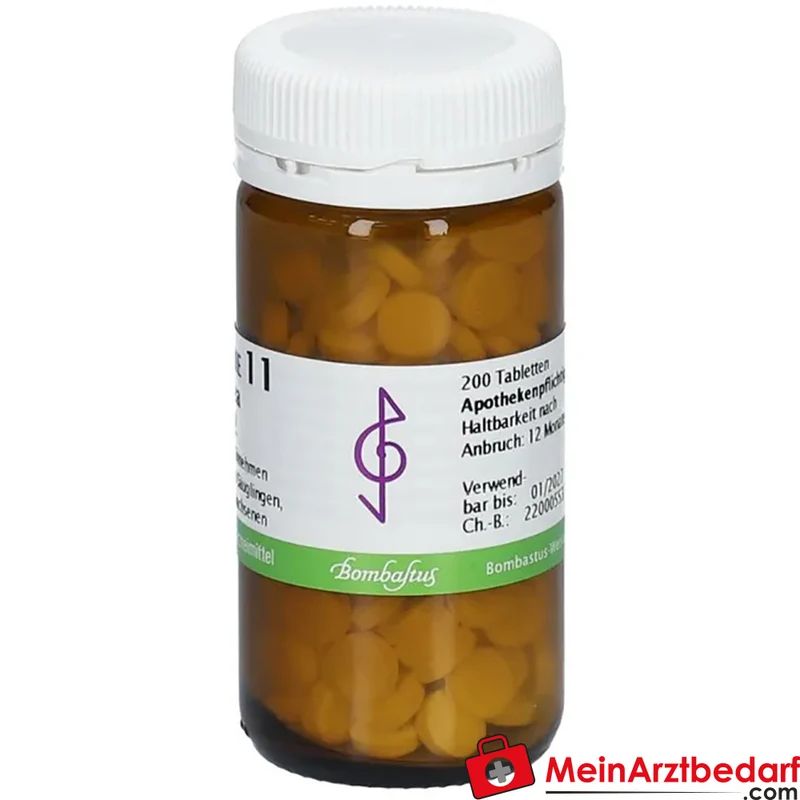 Bombastus Biochemie 11 Silicea D12 Acidum silicicum 250 mg Tabletten