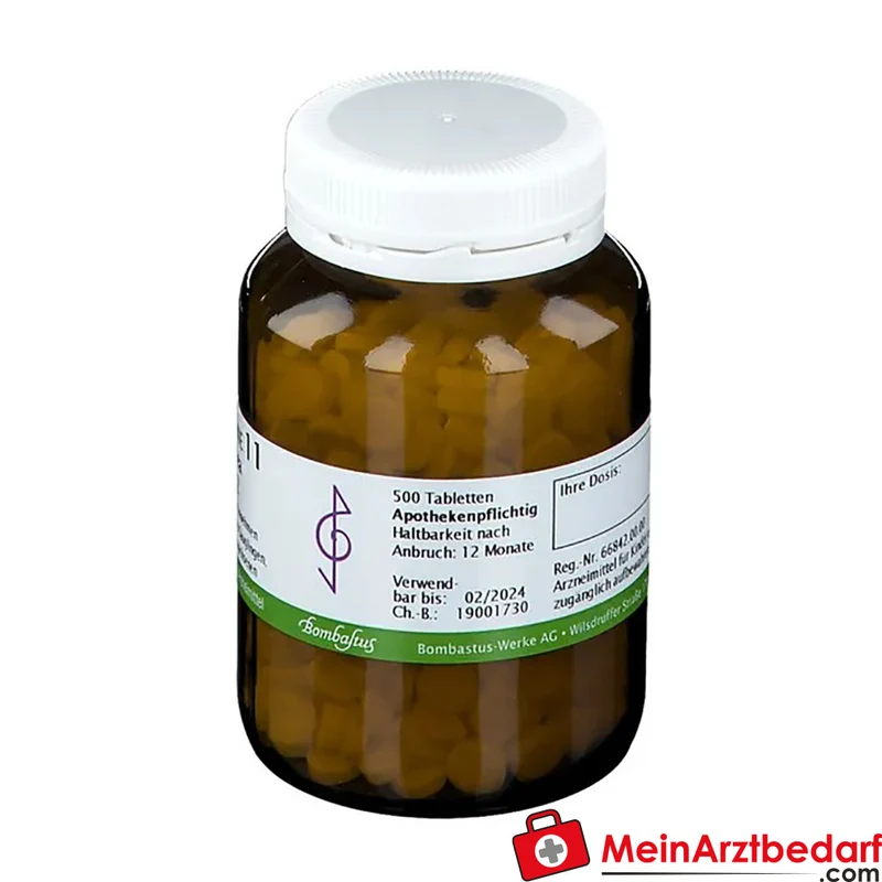 Bombastus Biochemie 11 Silicea D12 Acidum silicicum 250 mg Tabletten