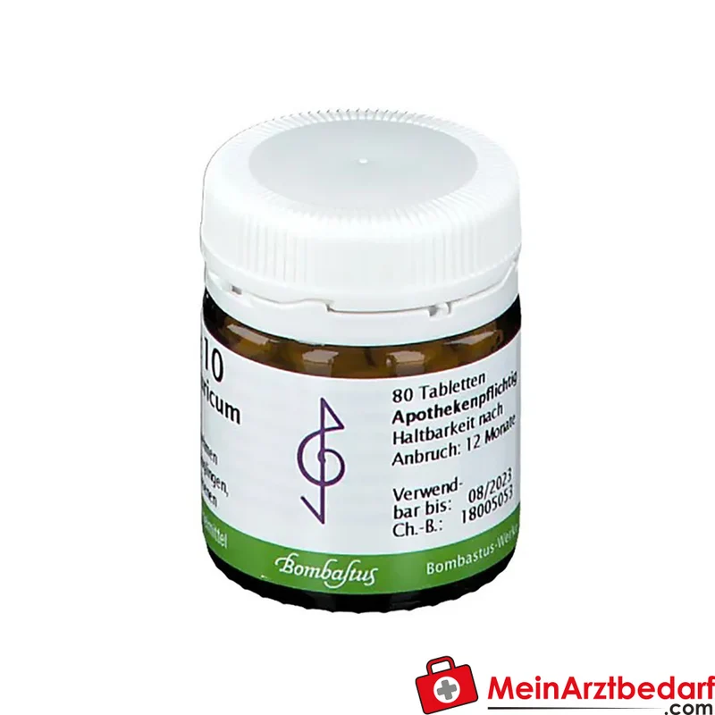 Bombastus Biochemie Natrium sulfuricum D6 250 mg Tabletten 10 Stück