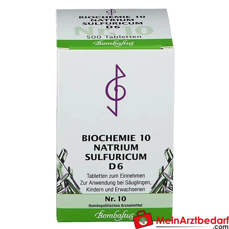 Bombastus Biochemie Natrium sulfuricum D6 250 mg Tabletten 10 Stück