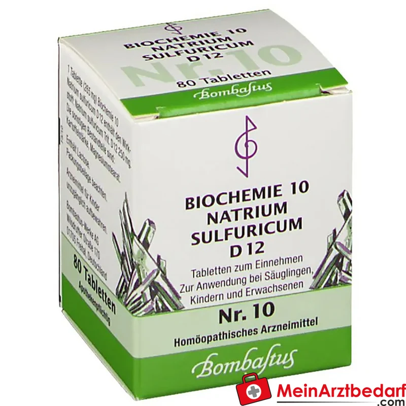 Biochemie 10 Natrium sulfuricum D12 Tabletten 250 mg