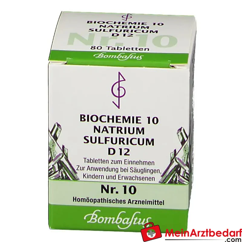 Biochemie 10 Natrium sulfuricum D12 Tabletten 250 mg