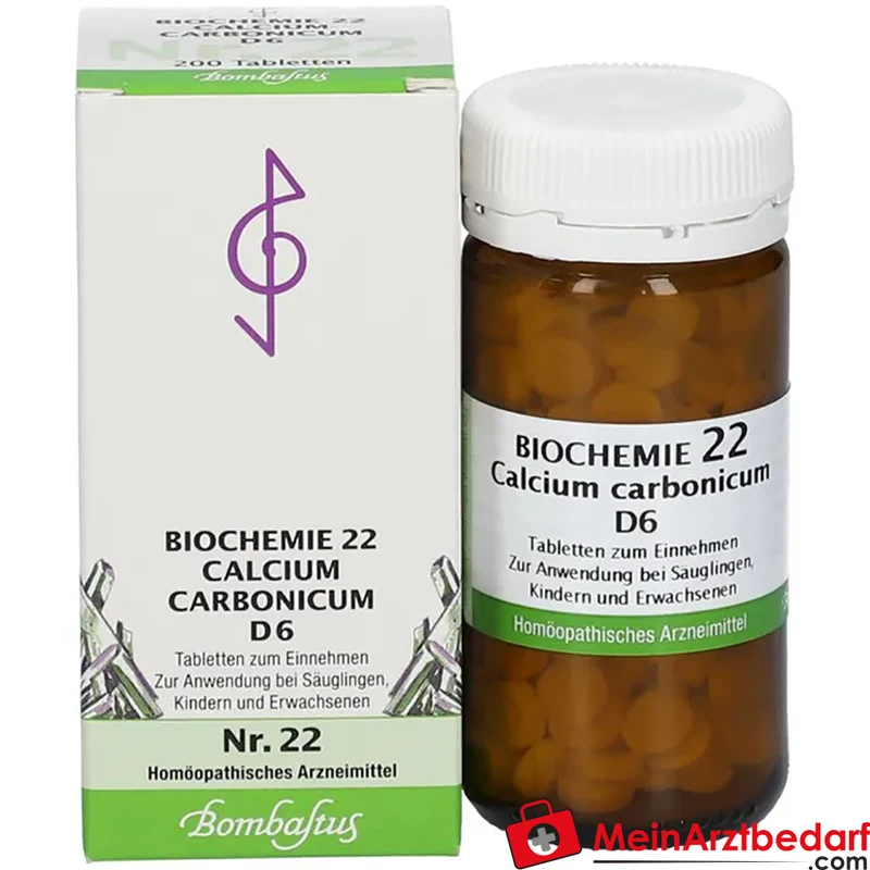 Bombastus Biochemie 22 Calcium carbonicum D6 250 mg Tabletten