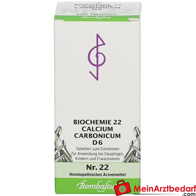 Bombastus Biochemie 22 Calcium carbonicum D6 250 mg Tabletten