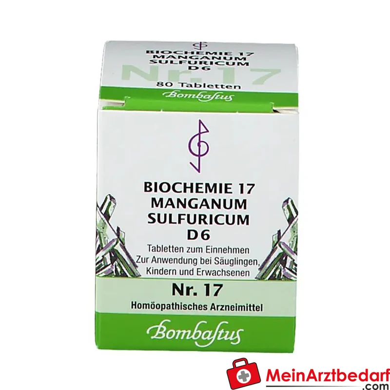 BIOCHEMIE 17 Manganum sulfuricum D6 250 mg Tabletten