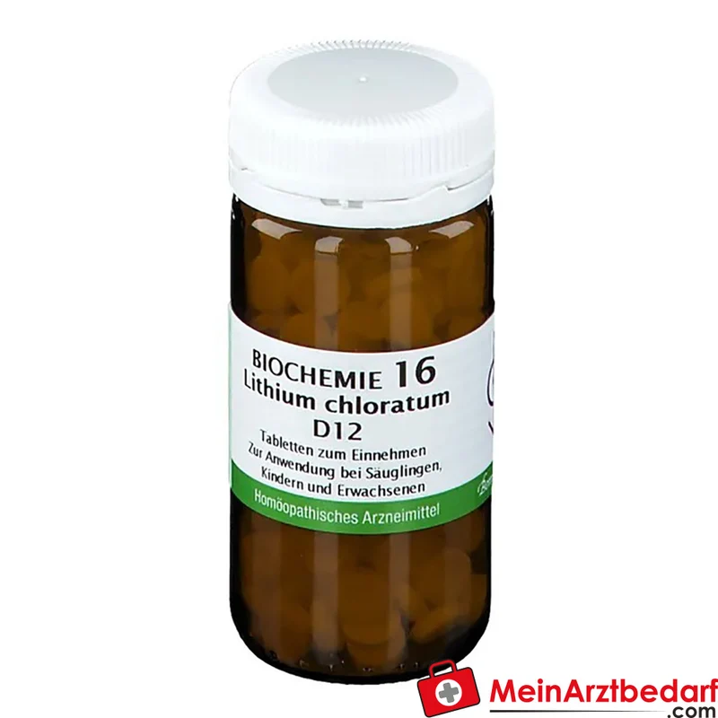 Biochemie 16 Lithium chloratum D6/D12 250 mg Tabletten