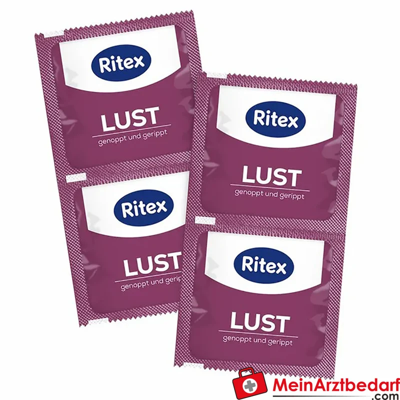 Ritex LUST Kondome genoppt und gerippt 1 Stück