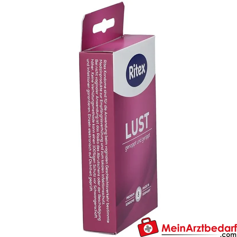 Ritex LUST Kondome genoppt und gerippt 1 Stück