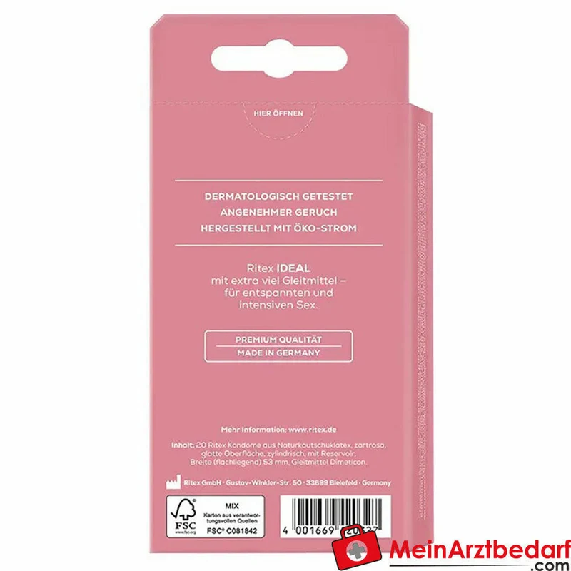 Ritex IDEAL Kondome extra-feucht 53 mm