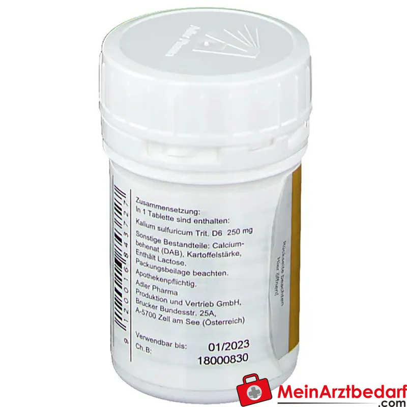 Adler Pharma Kalium sulfuricum D6 250 mg Tabletten