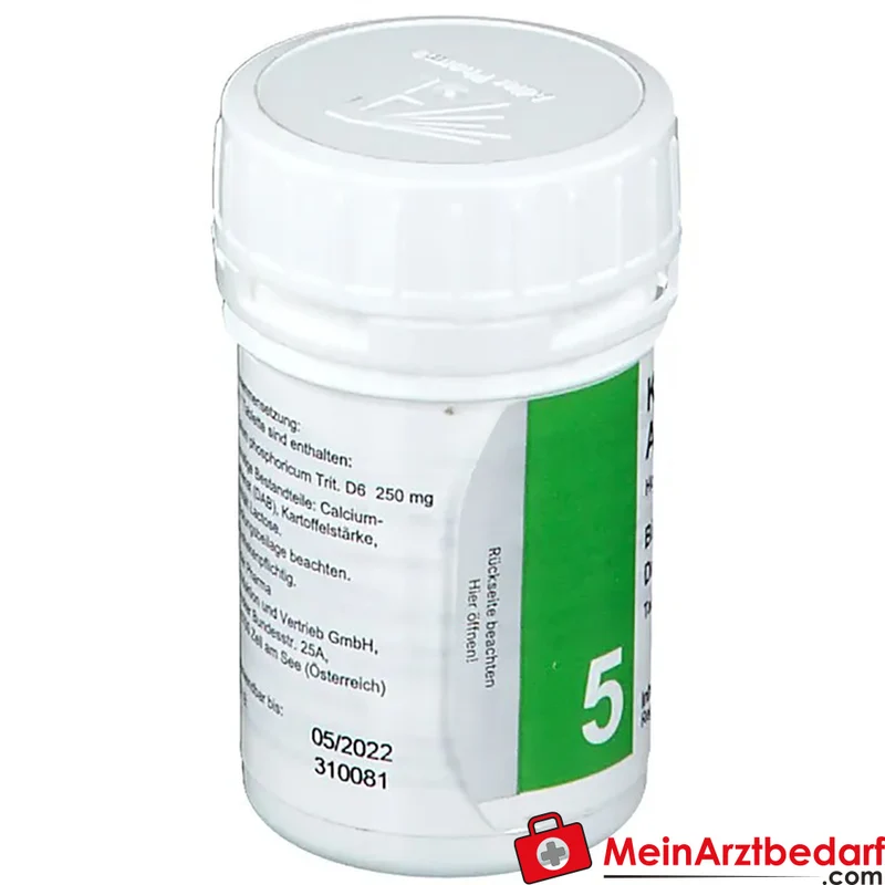 Adler Pharma Kalium phosphoricum D6 250 mg Tabletten (Biochemie nach Dr. Schüßler Nr. 5)