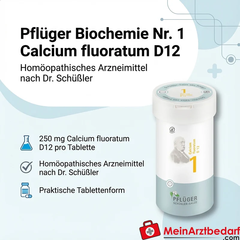 Biochemie Pflüger® Nr. 1 Calcium fluoratum D12 250 mg Tabletten 4000 Stück