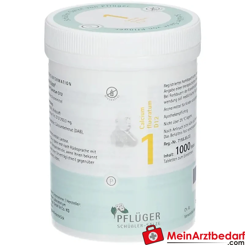 Biochemie Pflüger® Nr. 1 Calcium fluoratum D12 250 mg Tabletten 4000 Stück