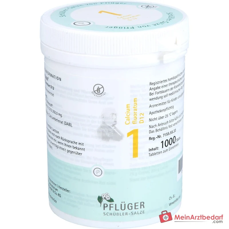 Biochemie Pflüger® Nr. 1 Calcium fluoratum D12 250 mg Tabletten 4000 Stück