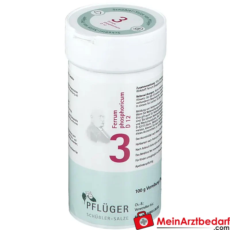 Biochemie Pflüger Ferrum phosphoricum D12 Pulver 100 g