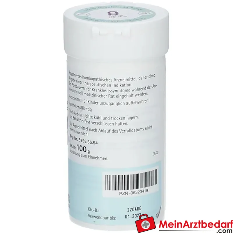 Biochemie Pflüger Nr. 8 Natrium chloratum D6 1000 mg Pulver 100 g