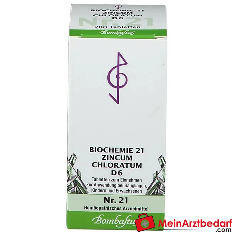 BIOCHEMIE 21 Zincum chloratum D6 Tabletten