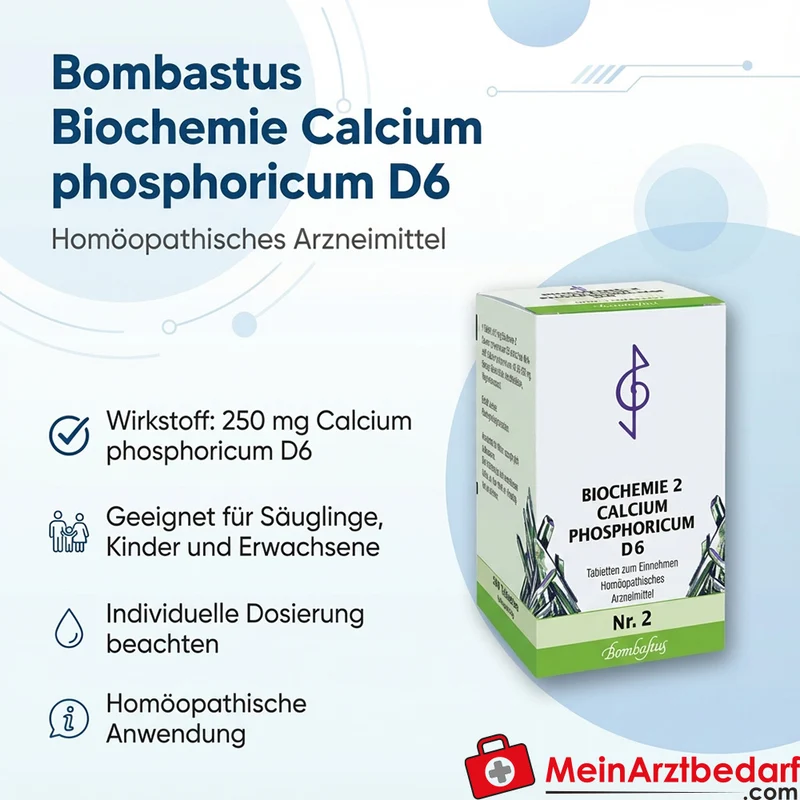 Bombastus Biochemie Calcium phosphoricum D6 250 mg Tabletten