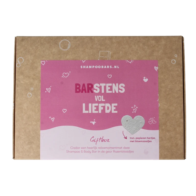 Shampoobars Giftbox barstens vol liefde
